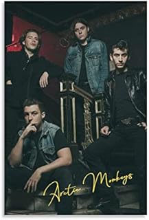 N\A Arctic Monkeys Poster Canvas Art Poster And Wall Art Picture Print Modern Family Bedroom Decor Posters12x18inch(30x45cm)