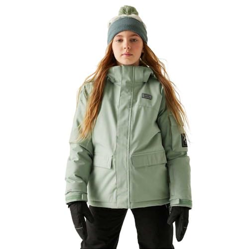 Dare2b Chaqueta de esquí impermeable para niños con reflectantes para snowboard de invierno