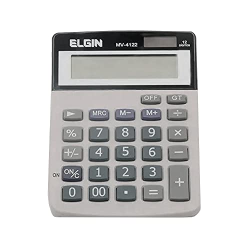 Calculadora de mesa 12 dígitos Mv4122 Elgin 3 Calculadora de mesa 12 dígitos Mv4122 Elgin - Imagem 3