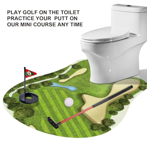 GOODLYSPORTS Toilet Golf Gag Gift