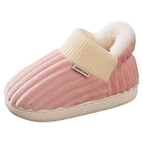 Kids Cartoon Plush House Slippers Cover