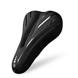 Senston Funda para sillín de Bicicleta, Funda de cojín para Asiento de Bicicleta para Hombres y Mujer, Cubierta de Almohadilla de Bicicleta de Gel Extra cómoda