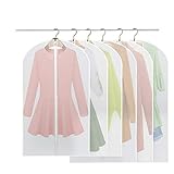 【Práctico y Reutilizado】 ideal para viajes y almacenamiento a largo plazo de vestidos de boda, vestidos de noche, trajes, abrigos, chaquetas, pantalones, pantalones y ropa más larga. Esta bolsa de ropa se puede lavar, por lo que se puede reutilizar durante mucho tiempo.