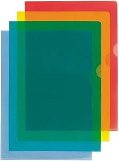 Esselte Cut Flush - Cartelline A4 assortite, confezione da 25 pezzi