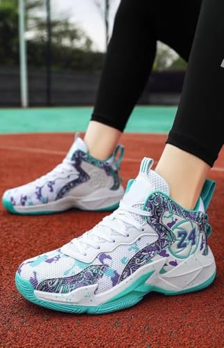 Image of Men's Basketball Shoes Fashion Printed Sneakers