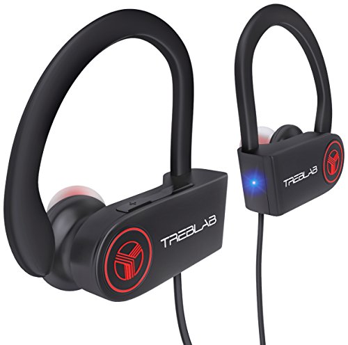 TREBLAB XR100 - Ergonomic Wireless Sport Earbuds. Bluetooth Running Headphones & Best Workout