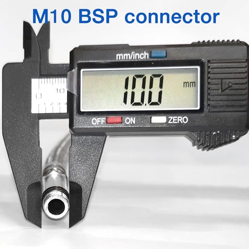 Xcel Home Schlauch für Waschtischgarnitur/Küche, lang, flexible Rohre, M10 x 1/2 BSP-Gewinde, 400 mm, 2 Stück