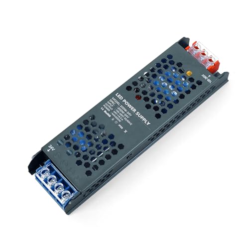 KSIBNW 24V Trafo LED 200W Netzteil Transformator AC 230Volt auf DC 24Volt Treiber Schaltnetzteil Kompakter Extrem Dünner Konstantspannung Niedervolttrafo für LED Lichtstreifen