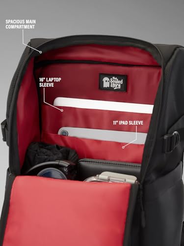 Image of The Souled Store Thor: Mjolnir Backpacks | Official Marvel Merchandise | Premium Water-Resistant Laptop Bag with Hammer Graphic | Durable Urban Travel Rucksack for Men & Women | God of Thunder Edition