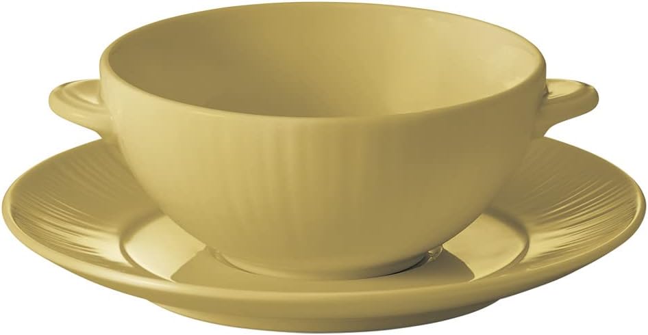Noritake 1727L/90072C Konifer Soup Cup, 8.9 fl oz (225 cc), Khaki, Microwave Safe, Dishwasher Safe, 1 Piece, Khaki, Fine Porcelain (White)