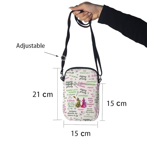 Elphaba & Glinda Lover Gift Witch Musical Crossbody Bag Witch Musical Theater Gift Defying Gravity Gift2