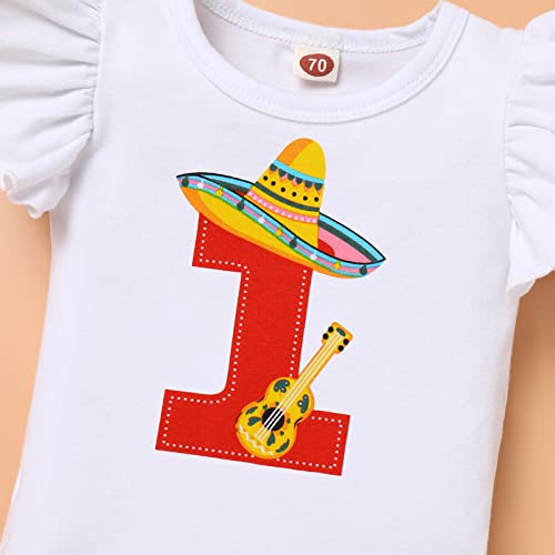 Baby Girls Cinco De Mayo 1St Birthday Outfit Rainbow Striped Romper Tutu Skirt With Diaper Cover Bloomers And Headband Mexican Fiesta Party Birthday Cake Smash Clothes Rainbow Striped 12-18 Months #TOP3