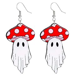 5 Mushroom Ghost Earrings
