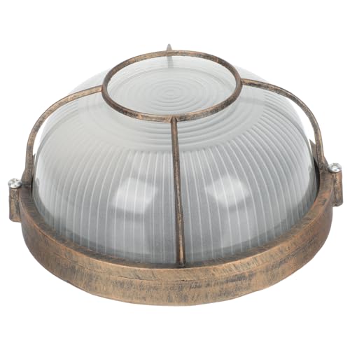 Aplique de pared náutico LED exterior IP65 vintage en metal para iluminación de jardín y porche