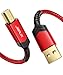 JSAUX Printer Cable, USB Printer Cable Type A Male to B Male Scanner Cord USB B Cable High Speed for HP, Canon, Epson, Dell, Brother, Lexmark, Xerox, Samsung etc (10 Feet)