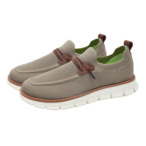 Men Loafers Shoes Casual Slip on Sneakers Fashion Lace up Wolking Dress Business Oxfords Work Lightweight Footwear