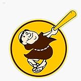 Vision Signs THE SAN DIEGO SWINGING FRIAR STICKER Sticker Bumper Sticker Vinyl Decal 5inch