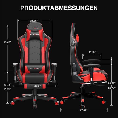 Image of GTPLAYER Hustle Premium Mesh Office Chair, Ergonomic Work from Home Chair, Auto-Adaptive Lumbar Support, Adjustable Headrest, 3 Year Warranty