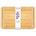 Bamboo Cutting Board and Serving Tray with Juice Groove - Extra Large 18 x 12 inches - Made Using Premium Bamboo