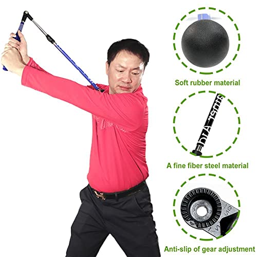 Searching Roads Foldable Golf Swing Trainer, Left-Handed Style Golf Swing Training Aid To Improve Hinge Forearm Rotation Shoulder Turn Golf Swing Trainer #TOP1