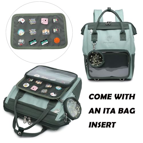Image of CHERRY SAUCE Ita Bag Pin Kawaii Cute Display Mommy Backpack for School Anime Cosplay with Insert