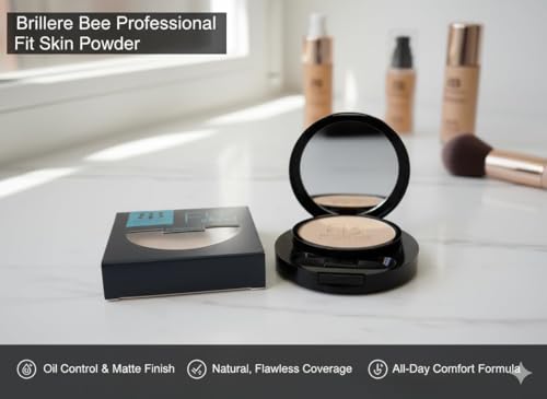Image of Fit Me 2-in-1 Natural Beige Matte Compact Powder, 12 Hour Oil Control, Sun Protection for Oily Skin, 20g (Ivory)