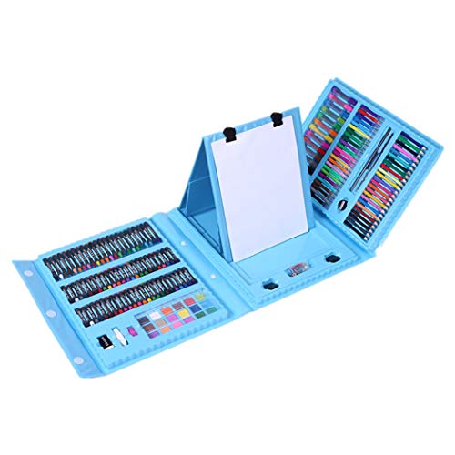 Conjunto de arte infantil FunPa 208 peças multifunções conjunto de pintura para crianças suprimentos