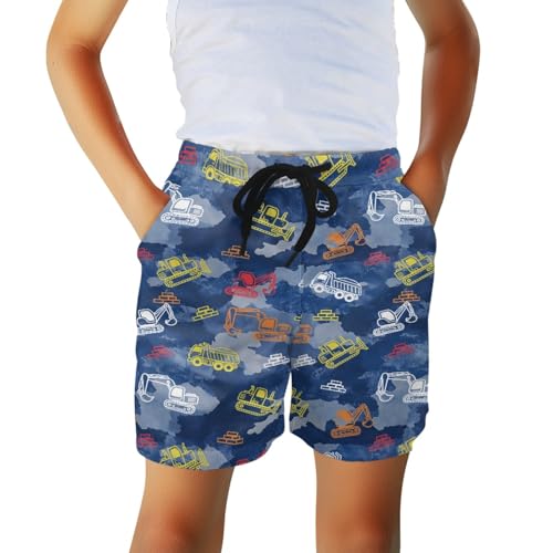 Boys Beach Shorts for Kids Pants with Pockets for Preschool Children - Main Image