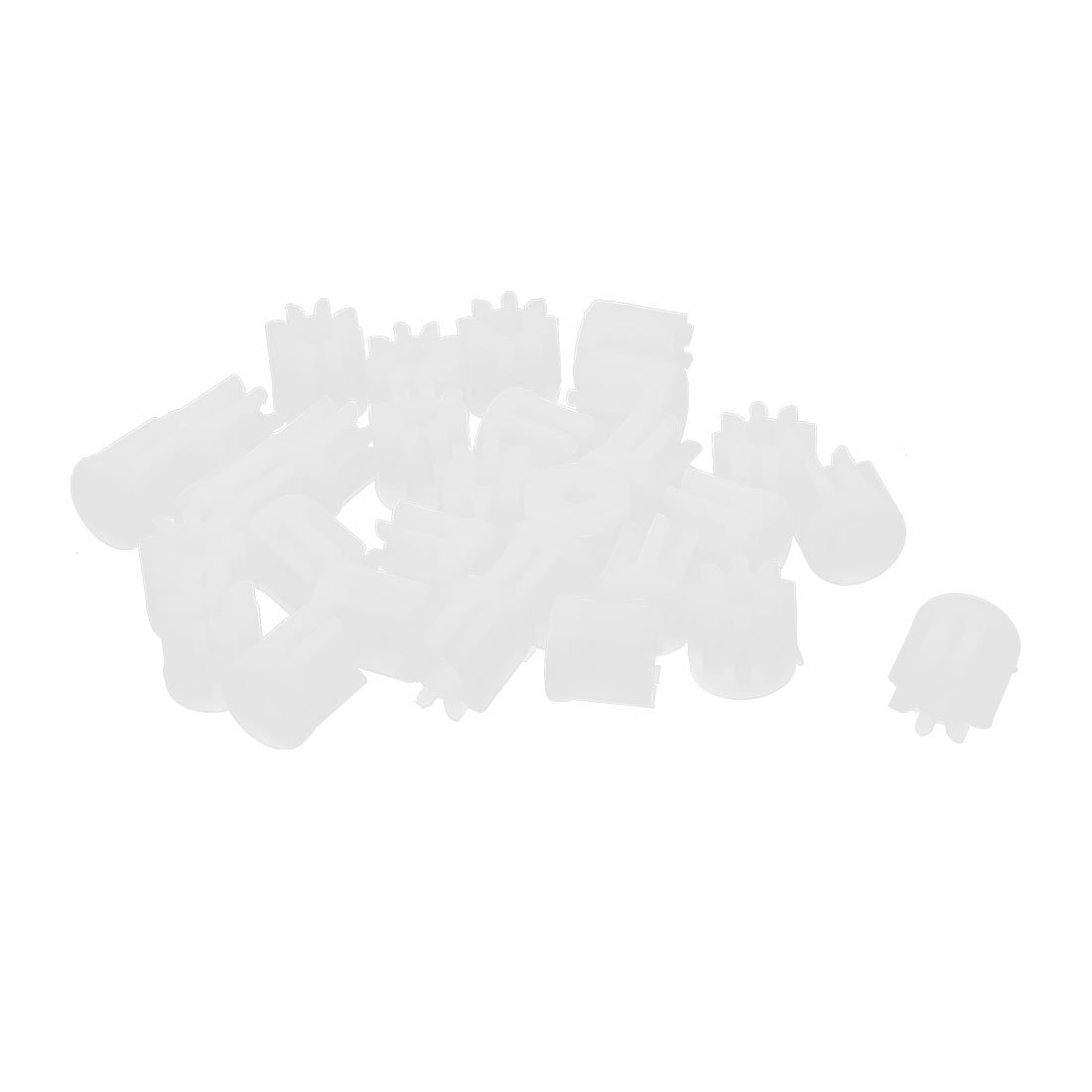 50pz Ruote Dentate In Plastica 14 Denti 8mm – Ingranaggi Per Albero Motore Uxcell