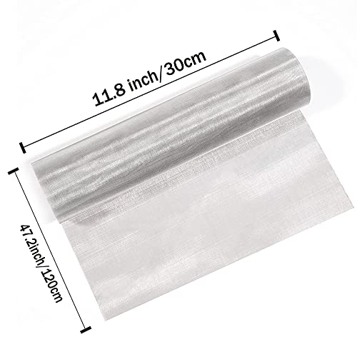 304 Edelstahl Drahtgewebe Edelstahlgewebe 40 Mesh 30 x 120CM Filtersieb Blatt Filtrationstuc (40mesh 30x120cm)