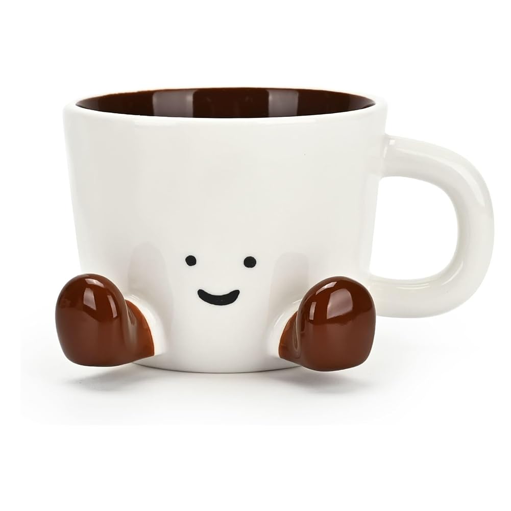 CTRLZS Mug Gift, Cute Funny Coffee Mug for Women, 12.8oz/380ml Ceramic Coffee Tea Cups, Coffee Mugs Chocolate