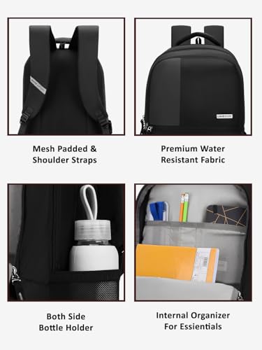 Image of Lavie Sport 31L Alpha | 19 Inch | Fits Upto 15 Inch Laptop Backpack | Laptop Compatiable | College Bag | For Men & Women
