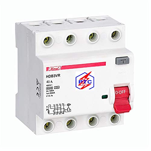 Buy HIMEL 40A 4P 30MA Earth Leakage Circuit Breaker (ELCB/RCCB) HDB3VR440SC Online at desertcart UAE