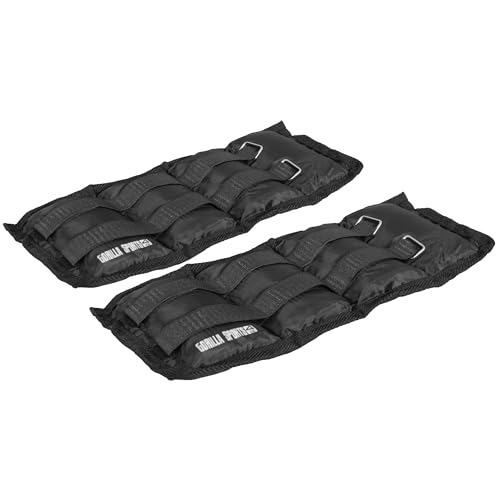 GORILLA SPORTS® Gewichtsmanschetten 1–10 kg, 2er-Set, verstellbar – Ansicht 1