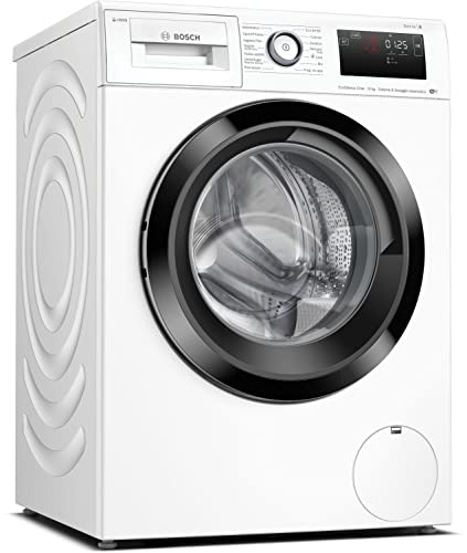 Bosch WAL28PH1IT Serie 6, Lavatrice a carica frontale, capacità 10 kg, 1400 rpm, Dosaggio automatico i-DOS, Home Connect, Programma Anti macchia, Hygiene Plus, Bianco, 60 cm