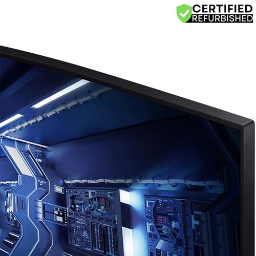Image of Samsung 34 inch Odyssey G55T WQHD 165Hz 1ms(MPRT) HDR Curved Gaming Monitor - (Renewed)