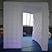 Sayok Portable Inflatable Photo Booth Enclosure for (White, 7.9ftx7.9ftx7.9ft) Photo Booth Backdrop for Weddings Parties Promotions Advertising