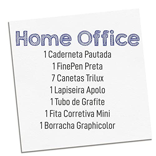 kit home office, Faber-Castell, KIT/HOME2, Edição Limitada, 12 Peças