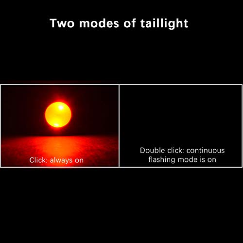 Bike Mudguard, Lightweight Bicycle Front/Rear Retractable Mudguard with Tail Light Mountain Bike Riding Accessory Bicycles and spare parts - Image 7