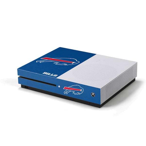 Skinit Decal Gaming Skin Compatible with Xbox One S Console - Officially Licensed NFL Buffalo Bills Distressed Design