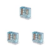 Matériau durable RELAIS SÉRIE 40 STANDARD 12 Vcc 1 CIRCUITS COMMUTÉS 8 broches 16 A MINI-RELE CIRCUIT IMPRIMÉ 29 x 25 x 12,4 mm FINDER 40.61.9.012.0000 (Lot de 3)