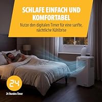 Tristar Mobiles Klimagerät - 9.000 BTU - 3-in-1 - Entfeuchtet, Kühlt, Ventiliert - Bis zu 34 m² - Fensterkit inklusive - AC-5530 – Ansicht 5
