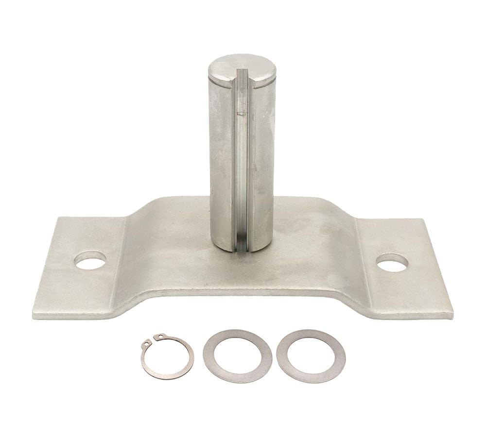 Mytee Products Aluminum Pivot Pin for 4 Spring Dump Truck Tarp System - Two Bolt-on Holes, Compatibility with Most of The Systems