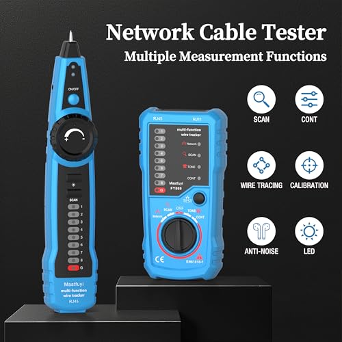 Netzwerk Kabel Tester,RJ45 RJ11 Netzwerk LAN Kabel Tracker,Telefonkabeltester,netzwerk kabeltester...