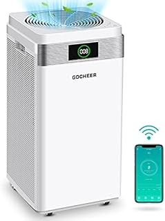 Gocheer Air Purifiers for Home Large Room, CADR 1000 Covers 2500 Sq ft, Captures 99.98% of Particle, H13 True HEPA Filter for Allergies Pets Smoke Asthma Quiet Extra Large Room Air Purifiers