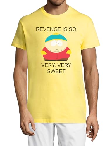 T-shirt jaune Revenge is so Very Very Sweet en coton pour vos sorties d'été