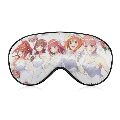 五等分の花嫁 アイマスク 睡眠用アイマスク 遮光率99.99%以上 目隠し シルク アイピロ 眼罩 睡眠グッズ 快眠 安眠 圧迫感なし 通気性