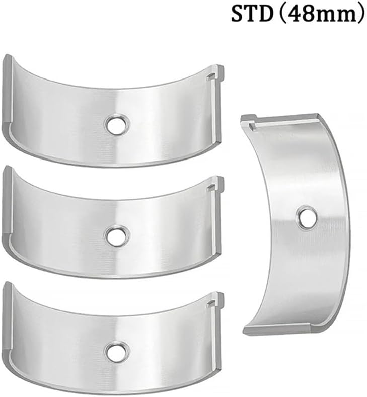 4pcs Motorcycle Engine Parts Connecting Rod Bearings STD +50 +100 48mm 47.5mm 47mm Compatible with TL1000 TL1000S 1997 to 2001(STD 48mm)