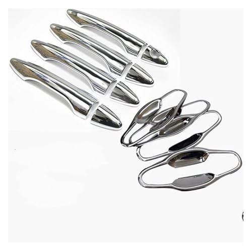 Garniture poignée porte voiture Hyundai Elantra MD autocollant chrome