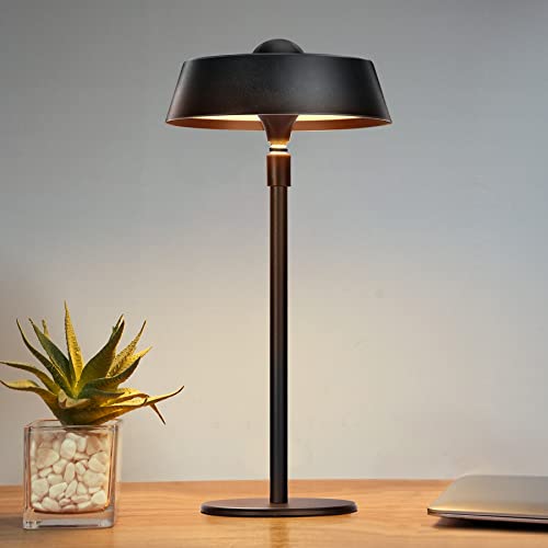 CBriday LED Dimmbare Akku Tischlampe Kabellos mit Warmweiß 3 Farben...